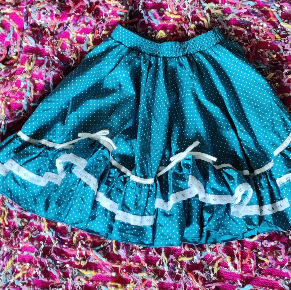 Vintage Prairie-Style Circle Skirt